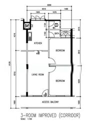 Blk 3 Tanjong Pagar Plaza (Bukit Merah), HDB 3 Rooms #637338531